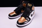 Air Jordan 1 Retro High Glod Toe Equality Mens Aq7474-001
