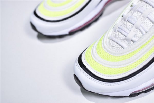 Nike Air Max 97 White Rush Pink Black Volt Cj9978-100
