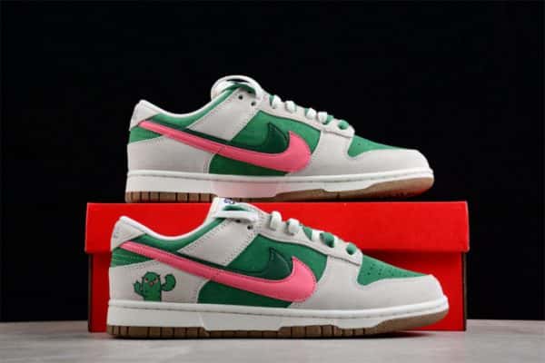 Nike Sb Dunk Low 85 Grey Green Pink Do9457-137