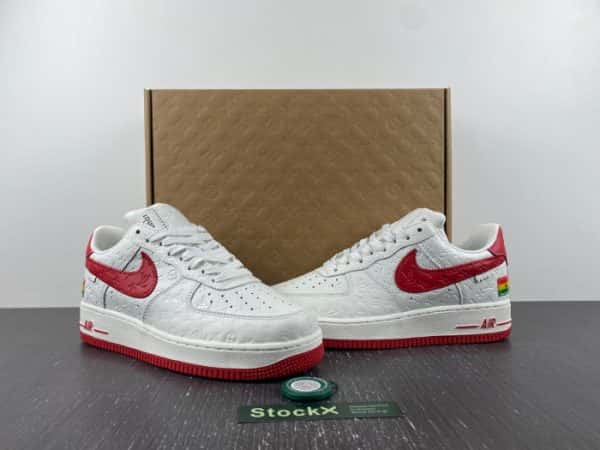 Nike Low Air Force 1 X White Red