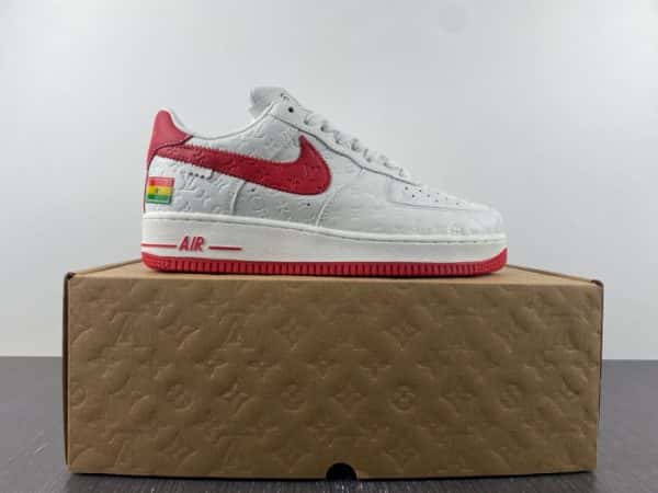Nike Low Air Force 1 X White Red