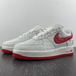 Nike Low Air Force 1 X White Red
