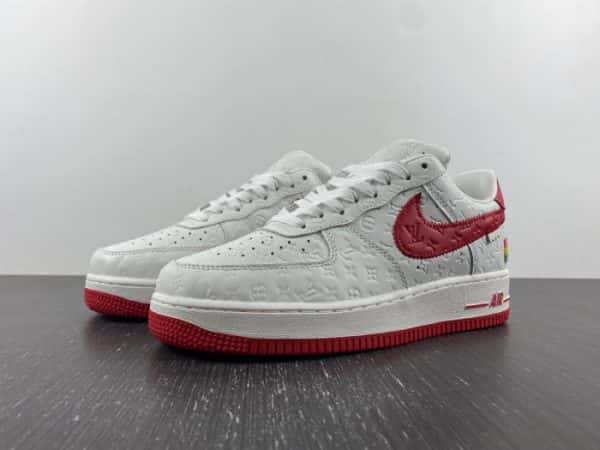 Nike Low Air Force 1 X White Red
