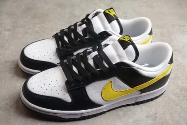 Nike Dunk Low Black Yellow White Fq2431-001