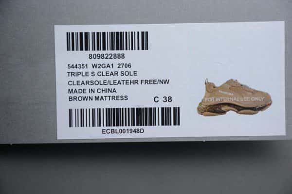 Triples Trainer Clear Sole Sneakers 3000020