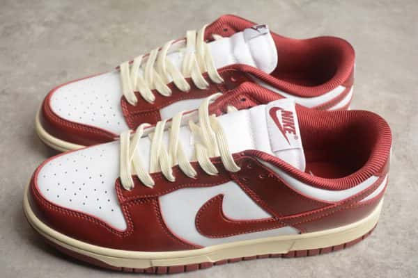 Nike Dunk Low Prm Vintage Team Red Fj4555-100