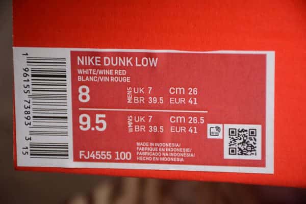 Nike Dunk Low Prm Vintage Team Red Fj4555-100