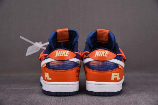 Ofw X Nike Sb Dunk Low Orange Perple White Shoes Ct0856-801