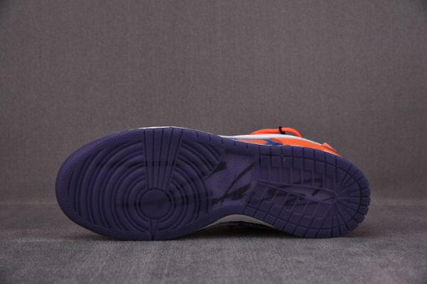 Ofw X Nike Sb Dunk Low Orange Perple White Shoes Ct0856-801