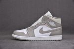 Air Jordan 1 Mid ''Light Bone'' 554724-082