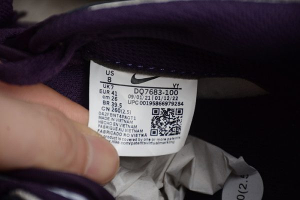 Nike Dunk Low Chenille Grand Purple Dq7683-100