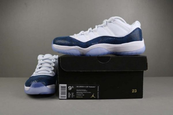 Air Jordan 11 Low ''Blue Snakeskin'' Cd6846-102