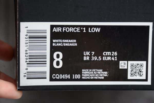 Uninterrupted Nike Air Force 1 Low Cq0494-100
