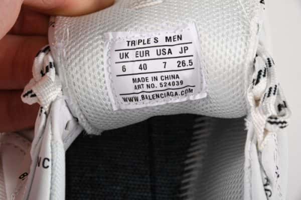 Triples Trainer Sneakers Letters 2000016