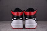 Air Jordan 1 Mid Gym Red Black Toe Dq8426-106