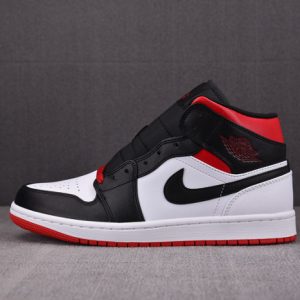 Air Jordan 1 Mid Gym Red Black Toe Dq8426-106
