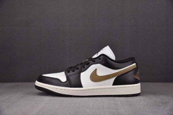 Air Jordan 1 Low Releasing In Sail And Brown Dc0774-200