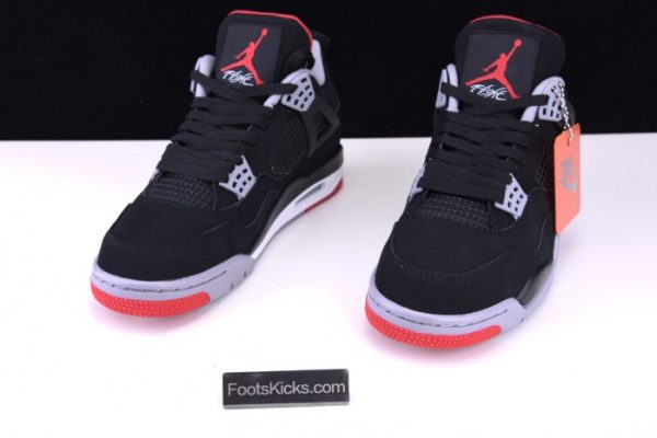 Air Jordan 4 Retro ''Bred'' 2019 Black Cement 308497-060