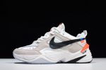 Ofw X Nike M2k Tekno White, Black & Team Orange A03108 058
