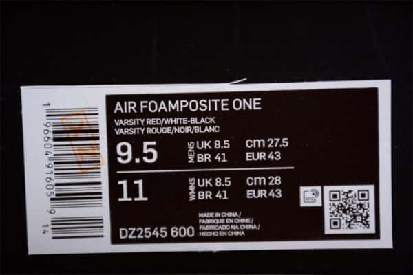 Nike Air Foamposite One Metallic Red Dz2545-600