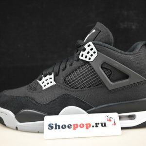 Air Jordan 4 Black Canvas Dh7138-006