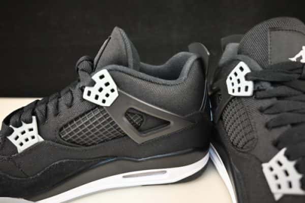 Air Jordan 4 Black Canvas Dh7138-006
