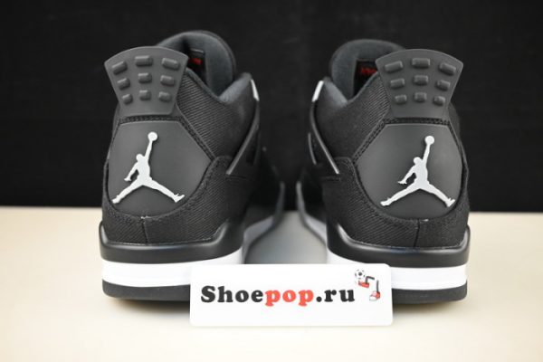 Air Jordan 4 Black Canvas Dh7138-006
