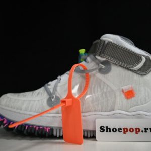 Ofw X Nike Air Force 1 Mid White Do6290-100