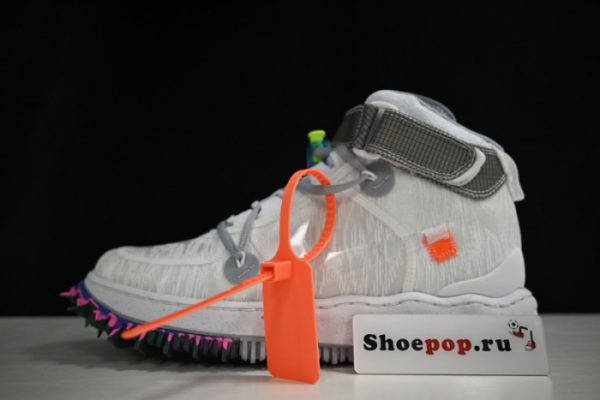 Ofw X Nike Air Force 1 Mid White Do6290-100