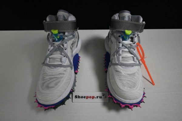 Ofw X Nike Air Force 1 Mid White Do6290-100