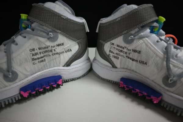 Ofw X Nike Air Force 1 Mid White Do6290-100