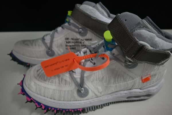 Ofw X Nike Air Force 1 Mid White Do6290-100