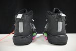 Ofw X Nike Air Force 1 Mid Black Do6290-001