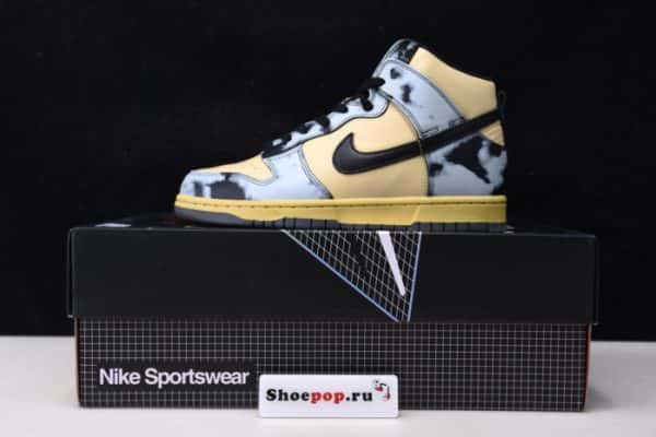 Nike Dunk High 1985 Black Acid Wash Dd9404-700