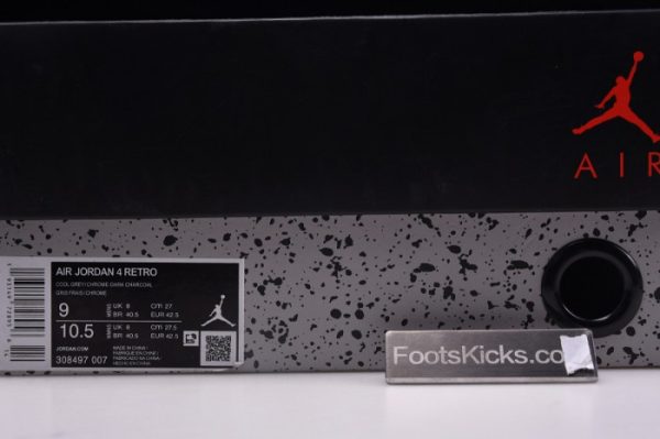Air Jordan 4 ''Cool Grey'' 2019 308497-007