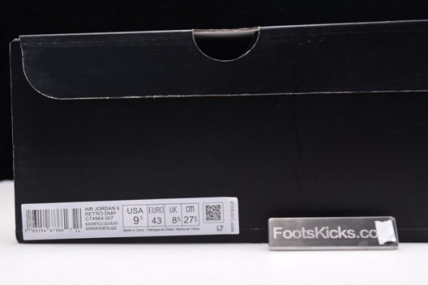 Air Jordan 6 Dmp Defining Moments 2020 Black Gold Ct4954-007