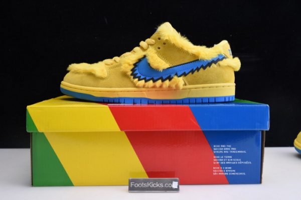 Grateful Dead X Nike Sb Dunk Low¡° Yellow Bear¡± Cj5378-700