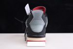 Ofw X Air Jordan 4 ¡°Bred¡± Black/Red Cv9388-001