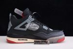 Ofw X Air Jordan 4 ¡°Bred¡± Black/Red Cv9388-001