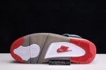 Ofw X Air Jordan 4 ¡°Bred¡± Black/Red Cv9388-001