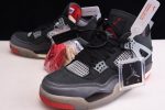 Ofw X Air Jordan 4 ¡°Bred¡± Black/Red Cv9388-001
