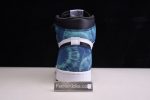 Air Jordan 1 Tie-Dye White Black Aurora Green Cd0461-100