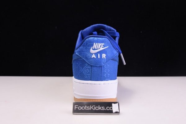 Clot Nike Air Force 1 Blue Silk Cj5290-400