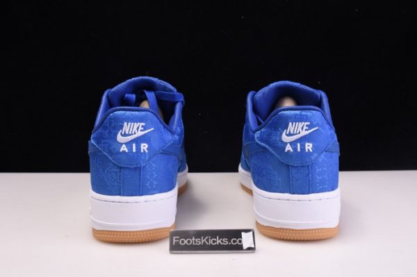 Clot Nike Air Force 1 Blue Silk Cj5290-400