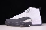 Air Jordan 12 Gs White / Dark Grey 153265-160