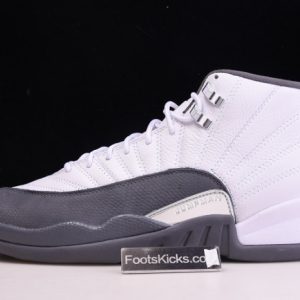 Air Jordan 12 Gs White / Dark Grey 153265-160