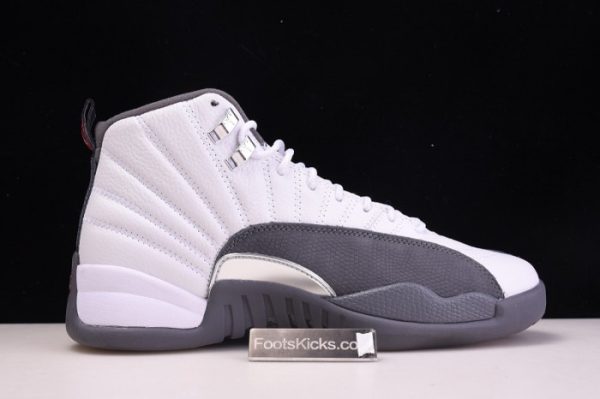 Air Jordan 12 Gs White / Dark Grey 153265-160