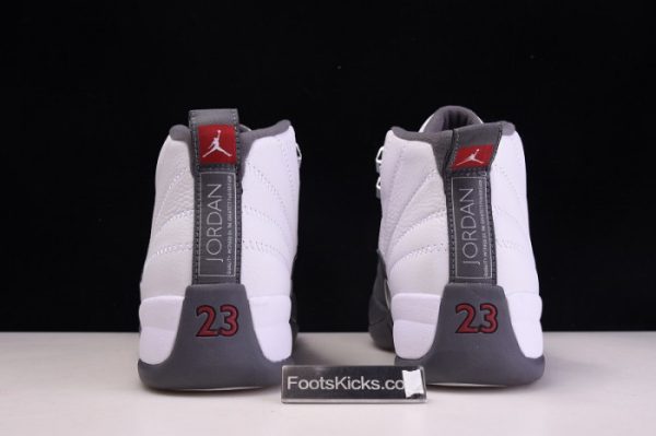 Air Jordan 12 Gs White / Dark Grey 153265-160