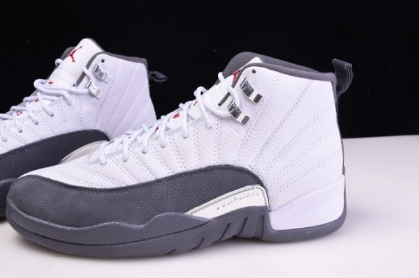 Air Jordan 12 Gs White / Dark Grey 153265-160