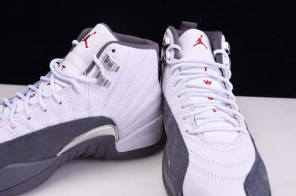 Air Jordan 12 Gs White / Dark Grey 153265-160